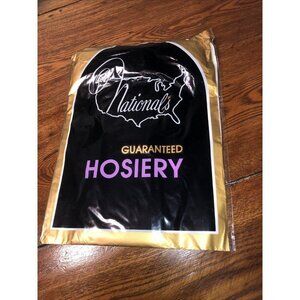 Vintage Nationals Guaranteed Hosiery One Size T-14 WoodBeige Nylon Use w/ Garter